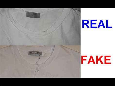 REAL VS FAKE: How to spot a FAKE CHRISTIAN DIOR SHIRT